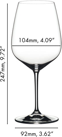 Set de verres a vin Riedel - Verres a vin rouge - Extreme - 800 ml - 2 pièces