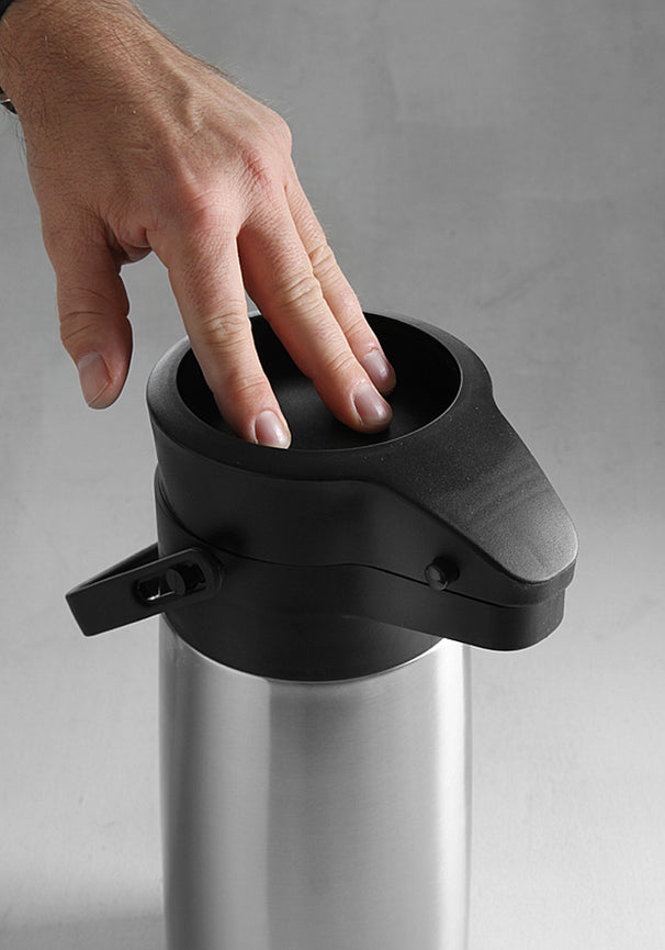 Thermos à pompe Hendi - Pompe à eau - en acier inoxydable - 2,2 L
