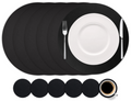 Ensemble de sets de table Cookinglife - Rond - Ø38 cm - 12 pièces