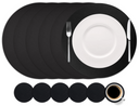 Ensemble de sets de table Cookinglife - Rond - Ø38 cm - 12 pièces