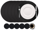 Ensemble de sets de table Cookinglife - Rond - Ø38 cm - 12 pièces
