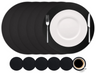 Ensemble de sets de table Cookinglife - Rond - Ø38 cm - 12 pièces