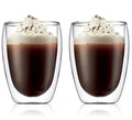 Verre à café et à thé double paroi Bodum Pavina - Valve brevetée - 320 ml - 2 pièces