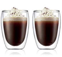 Verre à café et à thé double paroi Bodum Pavina - Valve brevetée - 320 ml - 2 pièces