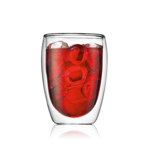 Verre à café et à thé double paroi Bodum Pavina - Valve brevetée - 320 ml - 2 pièces