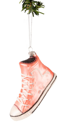 Boule de Noël Nordic Light - Boule a suspendre - Sneaker Rose - 11 cm