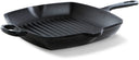 Poêle-gril BK Bourgogne Jet Black Fonte 26 x 26 cm - émaillée antiadhésive