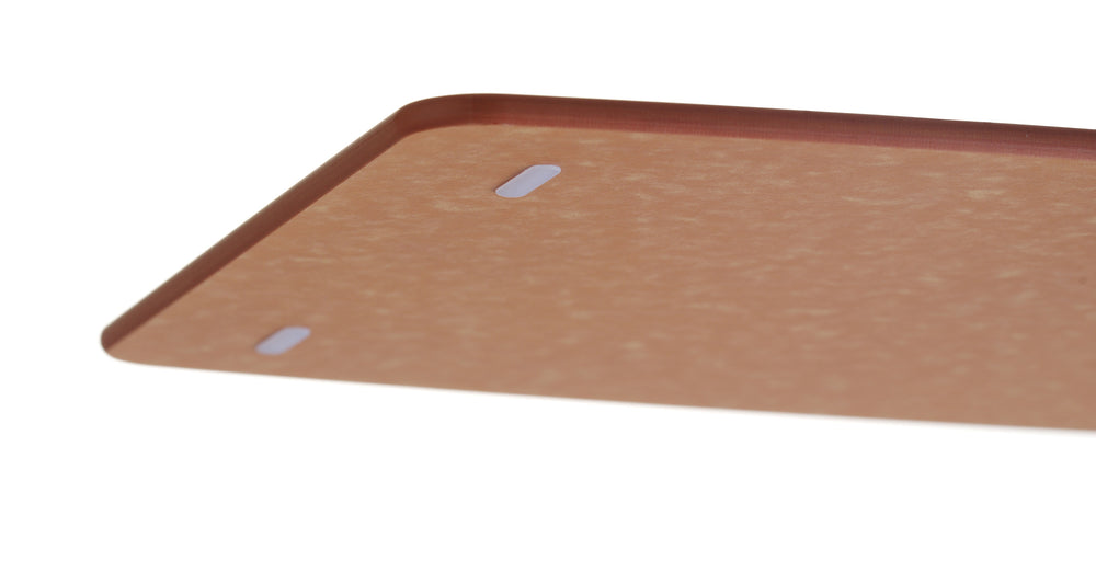 Planche à découper Hendi antidérapante - compatible lave-vaisselle - bois composite marron - 30 x 23,5 cm