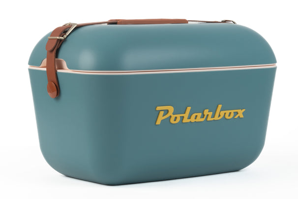 Glacière Polarbox - Glacière avec bandoulière - Marine-Moutarde - 20 litres
