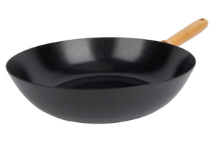 Poêle wok Cookinglife - Wok en acier - Asia - 30 cm - 1 pièce