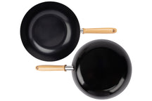Poêle wok Cookinglife - Wok en acier - Asia - 30 cm - 1 pièce