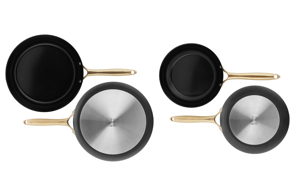 Ensemble de poêles Cookinglife - Poêles à frire - Style - Ø 24/28 cm - 2 pièces
