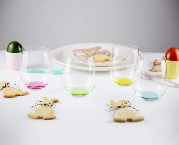 Ensemble de verres a eau Riedel - Gobelet - Happy O - 335 ml - 4 pièces