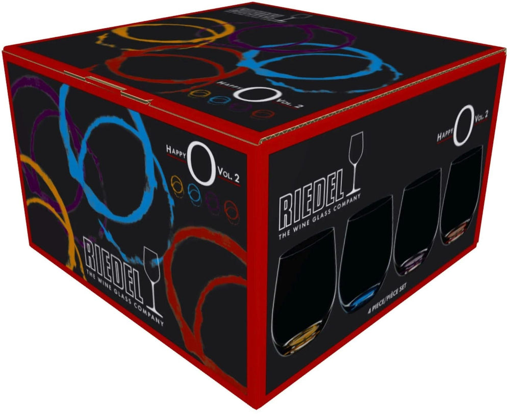 Ensemble de verres a whisky Riedel - Gobelet - Happy O - 335 ml - 4 pièces