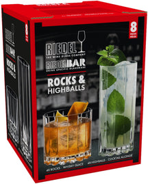 Ensemble de verres a cocktail Riedel - Cocktail et whisky - 8 pièces