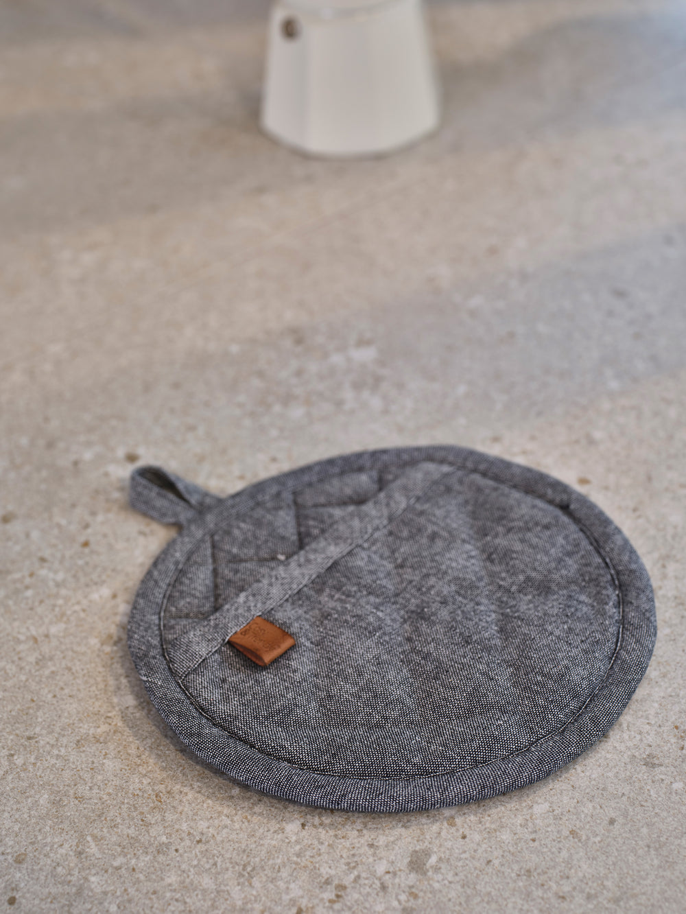 Manique Cosy & Trendy - En coton - Stoff - Noir Chambray - Ø 20 cm