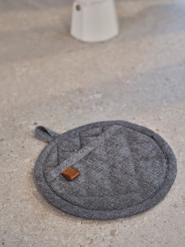 Manique Cosy & Trendy - En coton - Stoff - Noir Chambray - Ø 20 cm