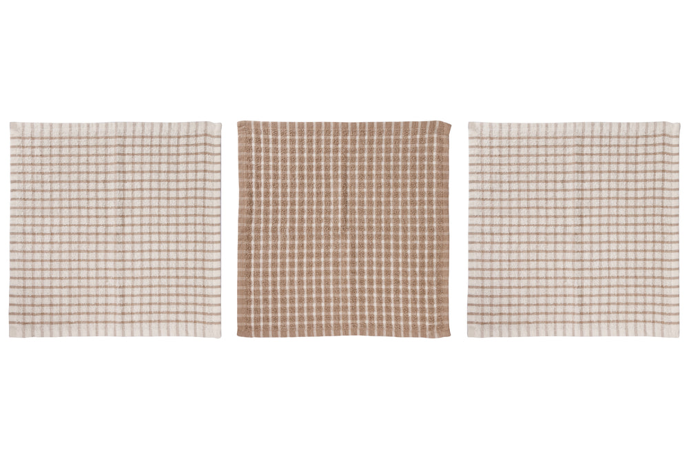 Ensemble de torchons Cosy & Trendy - Lavette - Stoff - 30x30 cm - 3 pièces