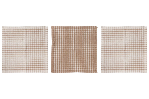 Ensemble de torchons Cosy & Trendy - Lavette - Stoff - 30x30 cm - 3 pièces