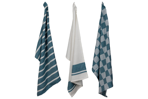 Set de torchons Cosy & Trendy - Torchons en coton - Stoff - 50x70 cm - 3 pièces