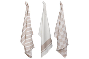Ensemble de torchons Cosy&Trendy - Torchon cuisine - Stoff - 50x70 cm - 3 pièces