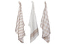 Ensemble de torchons Cosy&Trendy - Torchon cuisine - Stoff - 50x70 cm - 3 pièces