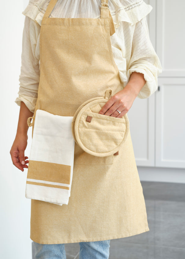 Tablier de cuisine Cosy & Trendy - Tablier en coton - Stoff - 75 x 85 cm