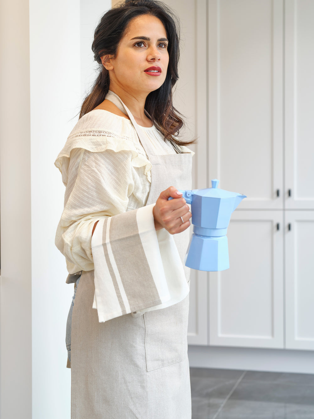 Tablier de cuisine Cosy & Trendy - Tablier en coton - Stoff - 75 x 85 cm