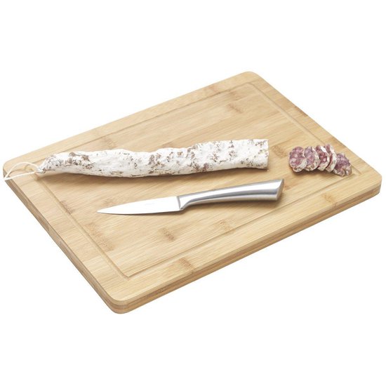 Planche à découper Cookinglife - Avec rigole à jus - 25 x 35 x 1,8 cm