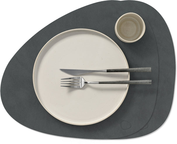 Ensemble de sets de table LIND DNA - en cuir - Nupo - 44 x 37 cm - 2 pièces