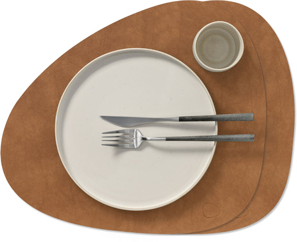 Ensemble de sets de table LIND DNA - en cuir - Nupo - 44 x 37 cm - 2 pièces