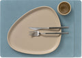 Ensemble de sets de table LIND DNA - en cuir - Nupo - 45 x 35 cm - 2 pièces
