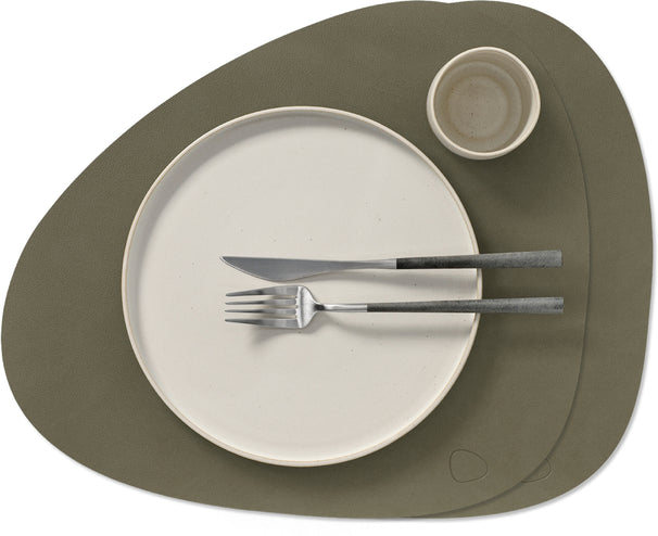 Ensemble de sets de table LIND DNA - En cuir - Nupo - 44 x 37 cm - 2 pièces