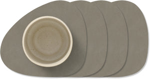 Ensemble de dessous de verre LIND DNA - en cuir - Nupo - 13 x 11 cm - 4 pièces