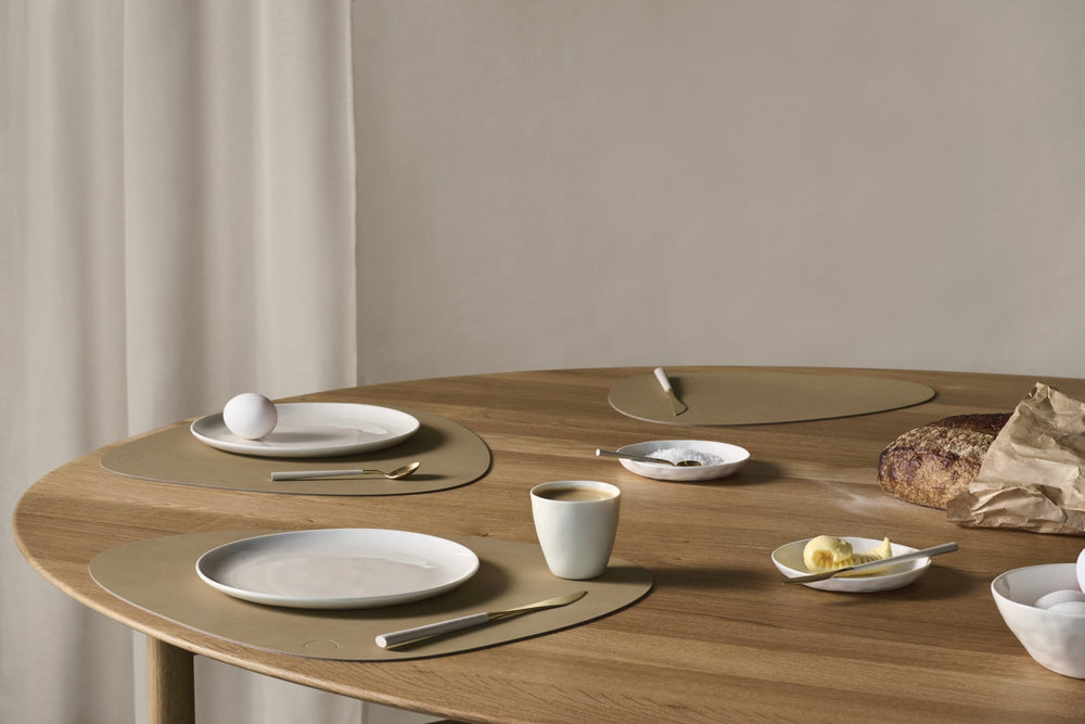 Ensemble de sets de table LIND DNA - en cuir - Nupo - 44 x 37 cm - 2 pièces
