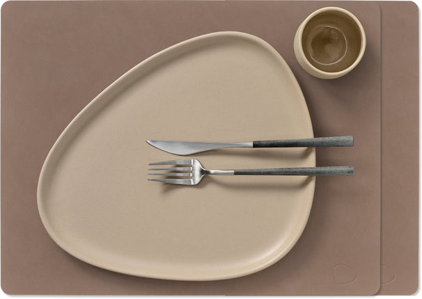 Ensemble de sets de table LIND DNA - en cuir - Nupo - 45 x 35 cm - 2 pièces