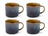 Ensemble de tasses à café Cosy & Trendy - Senseo - Quintana - 220 ml - 4 pièces