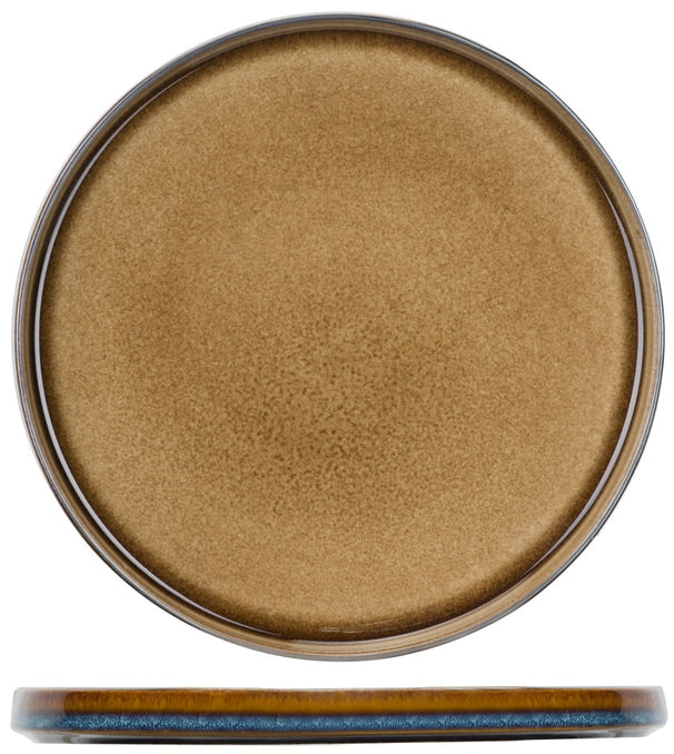 Set d'assiettes Cosy&Trendy - en porcelaine - Quintana Amber - 28 cm - 4 pièces