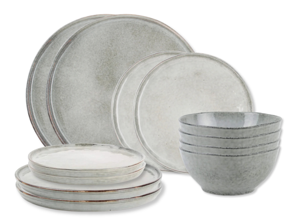 Set de service Salt & Pepper - 4 personnes - Artisan - Ø26/20/17 - 12 pièces