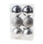 Set de boules de Noël Cosy&Trendy - en plastique - Cosy@Home - 8 cm - 6 pièces