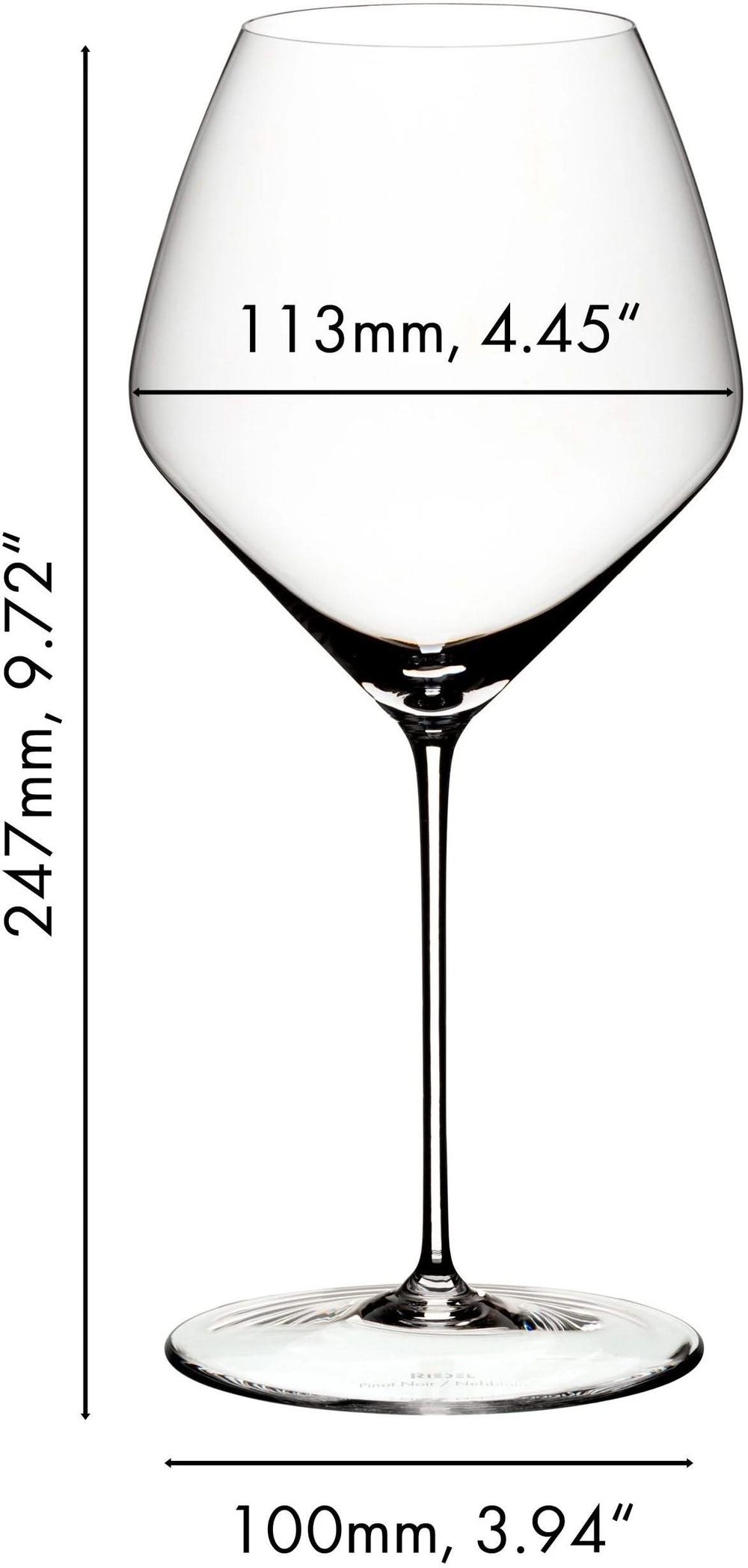 Ensemble de verres a vin Riedel - Verres a vin rouge - Veloce - 763ml - 2 pièces