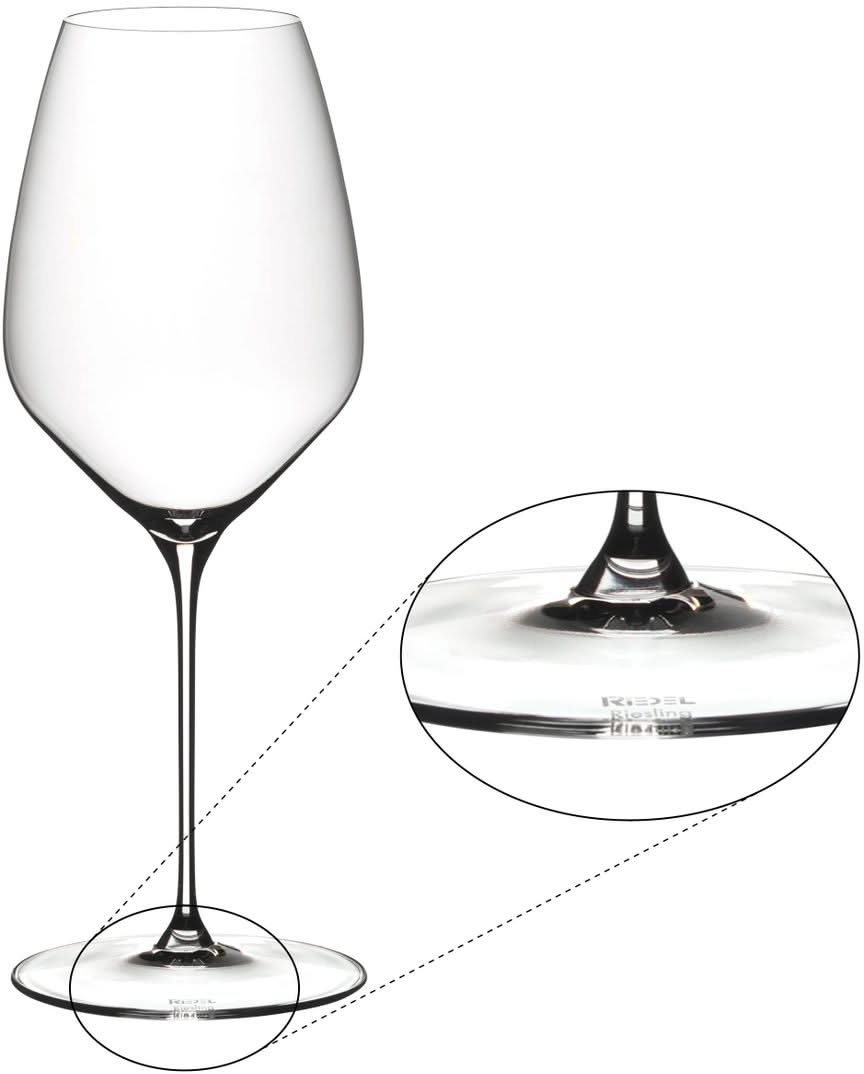 Ensemble de verres a vin Riedel - Verres a vin blanc - Veloce - 570ml - 2 pièces