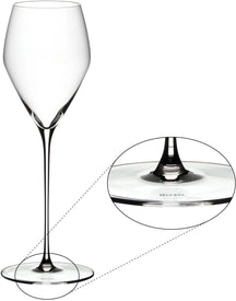 Set de verres a vin Riedel - Verres a champagne - Veloce - 327 ml - 2 pieces
