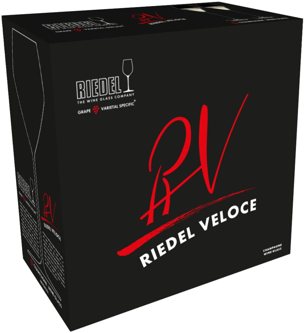 Set de verres a vin Riedel - Verres a champagne - Veloce - 327 ml - 2 pieces
