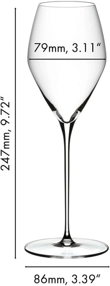 Ensemble de verres a vin Riedel - Sauvignon Blanc - Veloce - 350 ml - 2 pièces