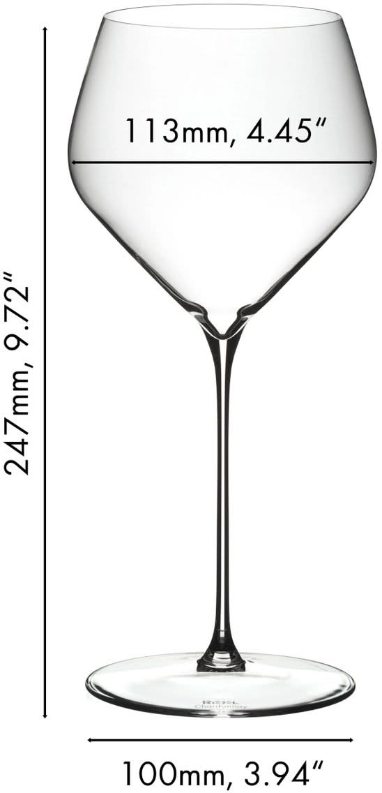 Set de verres a vin Riedel - Verres a vin blanc - Veloce - 690 ml - 2 pieces