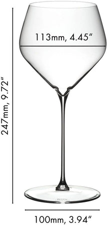 Set de verres a vin Riedel - Verres a vin blanc - Veloce - 690 ml - 2 pieces