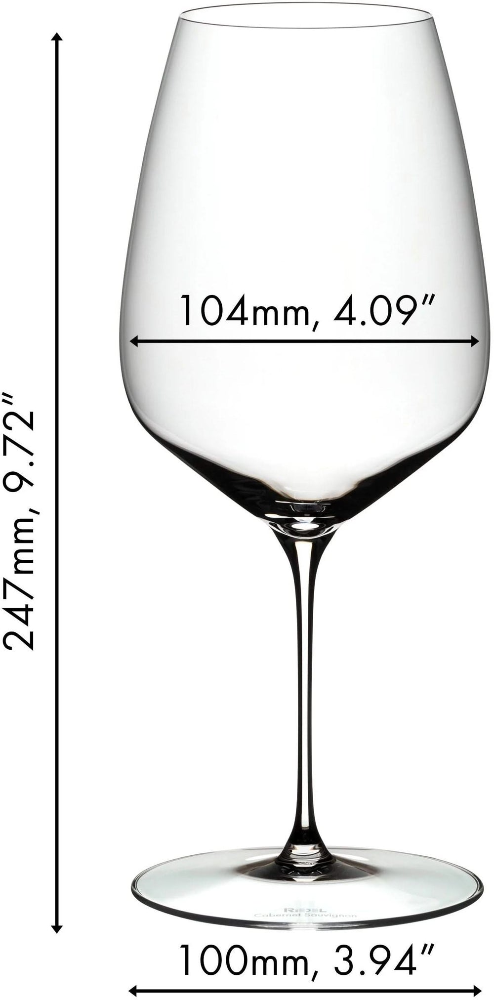 Set de verres à vin Riedel - Verres à vin rouge - Veloce - 829 ml - 2 pièces