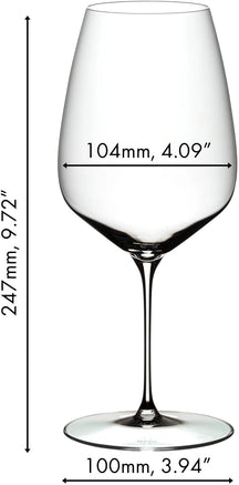 Set de verres à vin Riedel - Verres à vin rouge - Veloce - 829 ml - 2 pièces