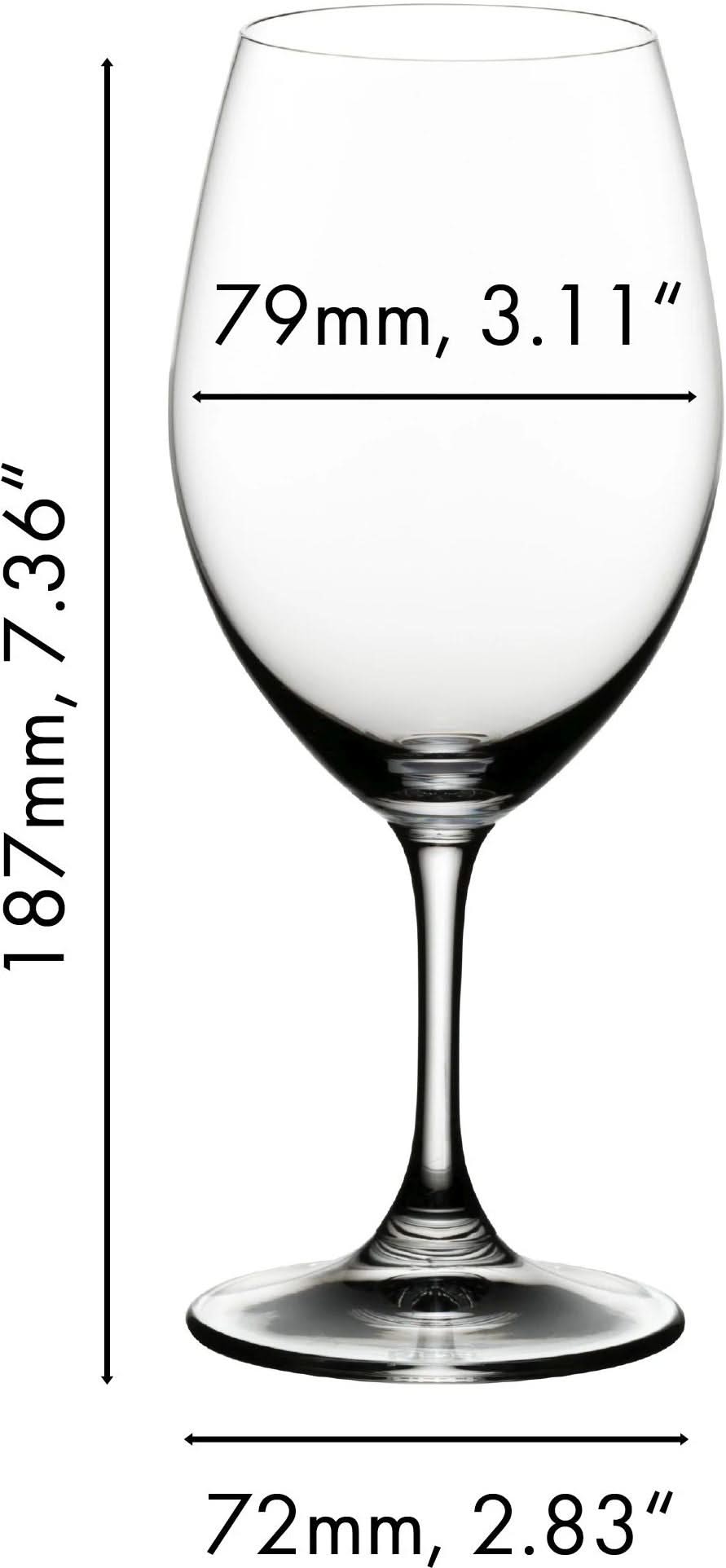 Set de verres a vin Riedel - Verres a vin rouge - Ouverture - 350 ml - 2 pièces